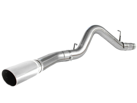 aFe MACHForce XP Exhaust 5in DPF-Back SS 11-13 GM Diesel Trucks V8-6.6L (td) (LML) (Pol Tip) - 49-44041-P