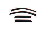 AVS 02-08 Dodge RAM 1500 Quad Cab Ventvisor In-Channel Front & Rear Window Deflectors 4pc - Smoke - 194623