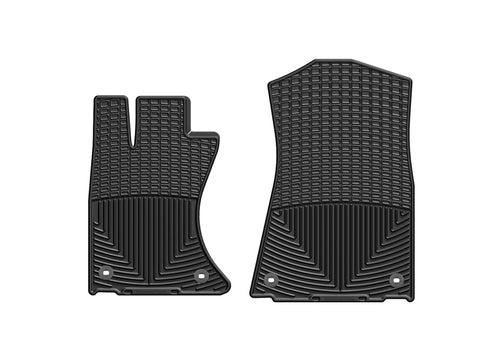 WeatherTech 13+ Lexus GS Front Rubber Mats - Black - W279