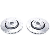 Power Stop 15-18 Ford Edge Front Evolution Drilled & Slotted Rotors - Pair - AR85173XPR