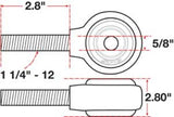SPC Performance xAxis Rod End Ball Joint - 15748