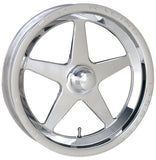 Weld Alumastar 1-Piece 15x3.5 / Anglia Spindle MT / 1.75in. BS Polished Wheel - Non-Beadlock - 88-15000