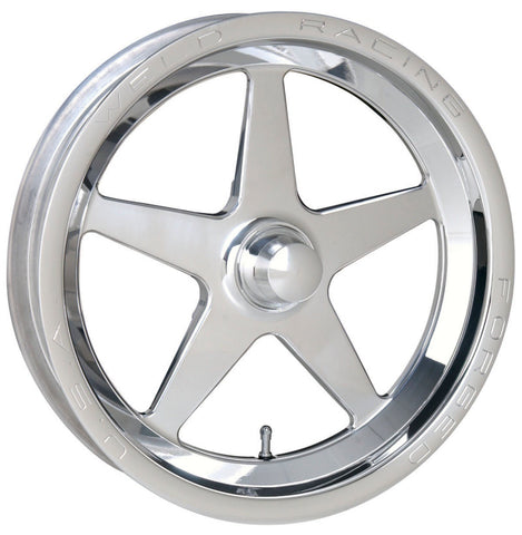 Weld Alumastar 1-Piece 15x3.5 / Anglia Spindle MT / 1.75in. BS Polished Wheel - Non-Beadlock - 88-15000