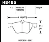 Hawk Performance Ceramic Street Brake Pads - HB495Z.756