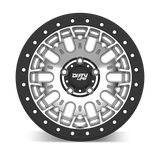Dirty Life DT-3 17X9 6x139.7 -12 Offset - Machined Finish w/ Simulated Beadlock - 9317-7983M
