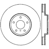 Stoptech 06-07 350Z / 05-07 G35 / 06-07 G35X Front CRYO-STOP Rotor - 120.42080CRY