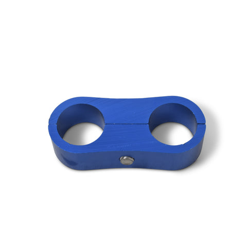 Russell Hose Separator For -6 Braided Hose Blue Anodize (2 Pack) - 654302
