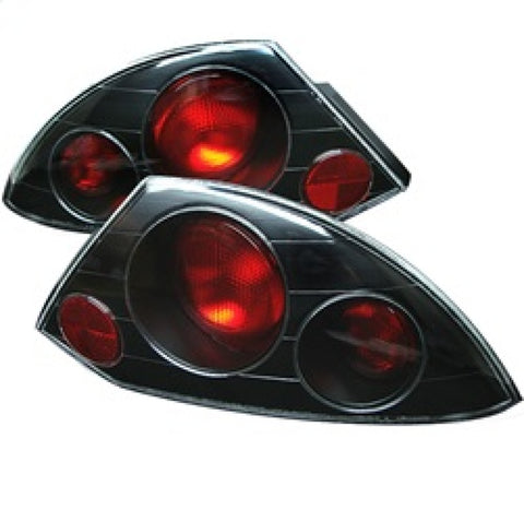 Spyder Mitsubishi Eclipse 00-02 Euro Style Tail Lights Black ALT-YD-ME00-BK - 5006288