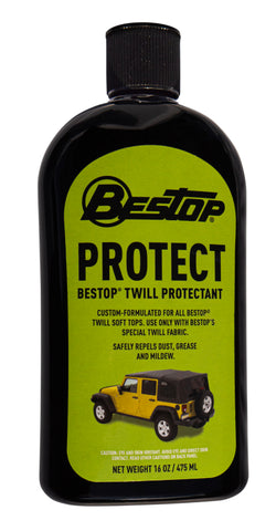 Bestop One 16-Oz. Bottle Bestop Protectant For Twill Fabric (Boxed) - 11217-00