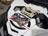 Elektric Offroad 2017+ Can Am X3 Maverick Front Shock Mount Brace W/ Light Mount Anodized Gun Metal - SMB210025
