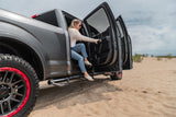 N-Fab Nerf Step 15-17 Ford F-150 SuperCrew 5.5ft Bed - Tex. Black - Bed Access - 3in - F1596CC-6-TX