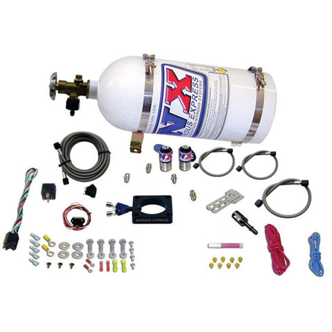Nitrous Express 13-16 Dodge Dart 1.4L Turbo Nitrous Plate Kit (35-100HP) w/10lb Bottle - 20941-10