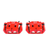 Power Stop 09-14 Acura TL Front Red Calipers w/Brackets - Pair - S3102