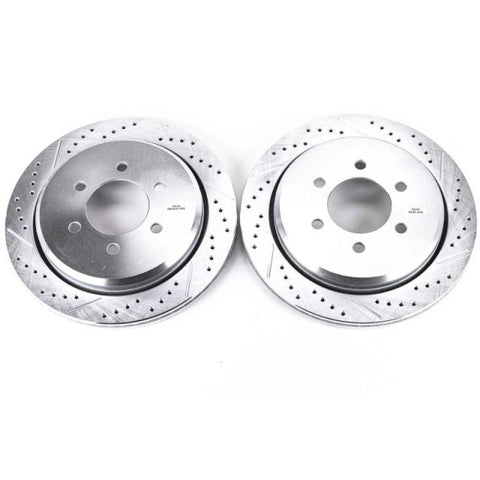 Power Stop 02-06 Ford Expedition Rear Evolution Drilled & Slotted Rotors - Pair - AR8591XPR