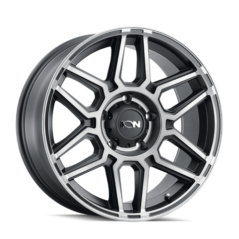 ION Type 146 20x9 / 5x127 BP / 0mm Offset / 78.1mm Hub Matte Black W/Machined Dart Tint Wheel - 146-2973TM
