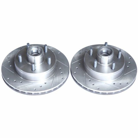 Power Stop 95-97 Ford Ranger Front Evolution Drilled & Slotted Rotors - Pair - AR8548XPR