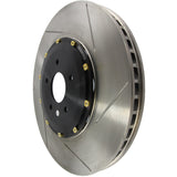 StopTech 09-11 Nissan GT-R Front Left Slotted Bare Iron 380x34mm Aero-Rotor Kit - 129.42104.13