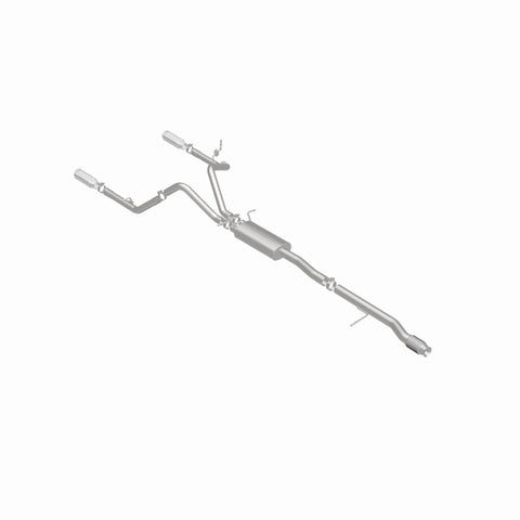 Magnaflow 14 Chevy Silverado V8 5.3L CC/EC Cab Dual Split Rear Exit Stainless Cat Back Perf Exhaust - 15268