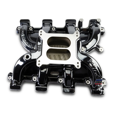 Edelbrock Chevy LS1 Performer RPM Intake Manifold Only - Black Plasma Finish - 71187-BP