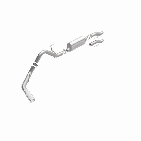 MagnaFlow 11 Ford F-150 3.7L/5.0L/6.2L SS Catback Exhaust Single Rear Side Exit w/ 4in SS Tips - 15000