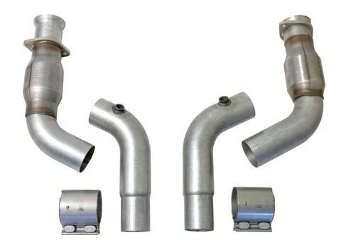 BBK 05-20 Dodge Challenger/Charger 6.1/6.2/6.4L Hemi 3in Catted High Flow Mid Pipe - 16481