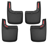 Husky Liners 17 Ford F-250 Super Duty / F-350 Super Duty Front and Rear Mud Guards (w/ Flares) Black - 58476