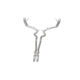 MagnaFlow Cat Back, SS, 2.5in, Competition, Dual Split Polished 4.5in Tips 2015 Ford Mustang V6 3.7L - 19099