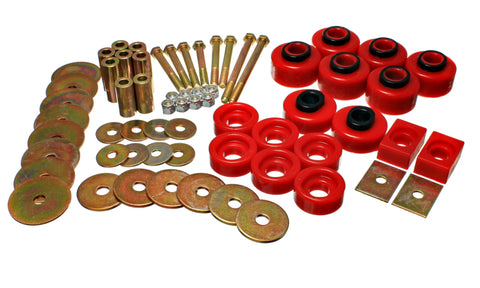 Energy Suspension Body Mount 2/4 Wd Super Crew - Red - 4.4115R