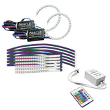 Oracle 18-21 Ford Mustang DRL Upgrade w/ Halo Kit - ColorSHIFT w/ Simple Controller - 1348-504