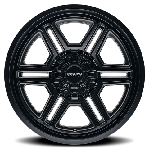 Mayhem 8117 Hermosa 20x10 / 8x170 BP / -25mm Offset / 125.2mm Hub Matte Black Wheel - 8117-2170MB