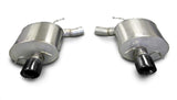 Corsa 2009-2014 Cadillac CTS Sedan V 6.2L V8 Black Sport Axle-Back Exhaust - 14941BLK