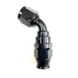 Fragola -6AN Real Street x 60 Degree Hose End Black For PTFE Hose - 686006-BL