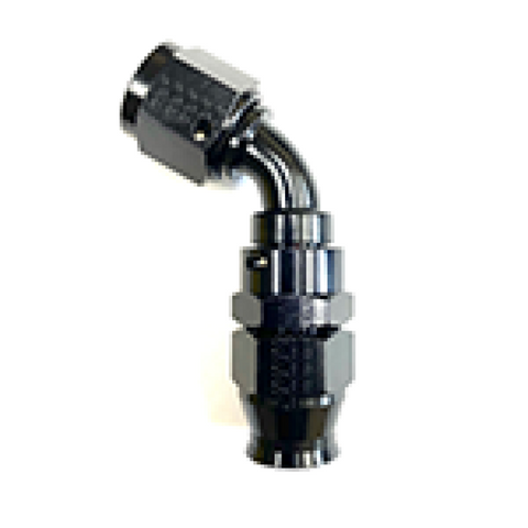 Fragola -8AN Real Street x 60 Degree Hose End Black For PTFE Hose - 686008-BL