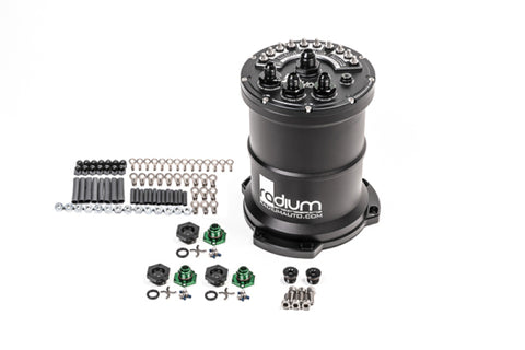 Radium Multi-Pump Fuel Surge Tank Fits Bosch BR540 / Deatschwerks DW400 (Pumps Not Included) - 20-1441