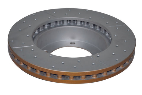 DBA 98-05 Lexus LX470 / 98+ Toyota LandRunner 100 Series Front Drilled & Slotted Street Series Rotor - 788X
