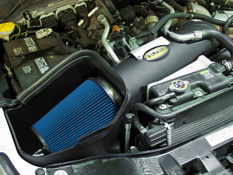 Airaid 11-14 Ford F-250/350/450/550 Super Duty 6.7L MXP Intake System w/ Tube (Dry / Blue Media) - 403-278