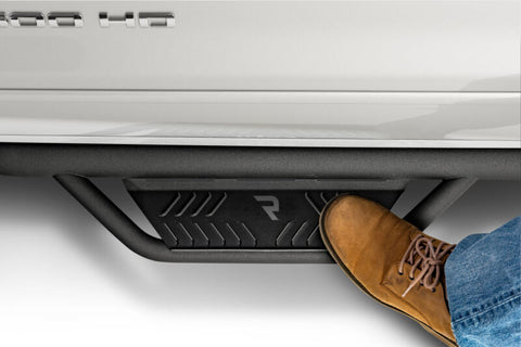 N-Fab Podium LG 14-17 Chevy-GMC 1500 Crew Cab - Tex. Black - 3in - HPC1475CC-TX