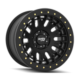 Dirty Life DT-3 17X9 6x139.7 -12 Offset - Satin Black w/ Simulated Beadlock - 9317-7983MB