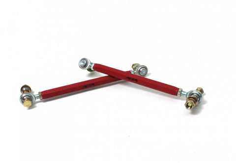 ALTA 02-12 Mini Cooper/S/JCW (Incl. 05-12 Convertible) & 09-12 Clubman Rear Endlinks Adj. Pair - Red - AMP-SUS-415