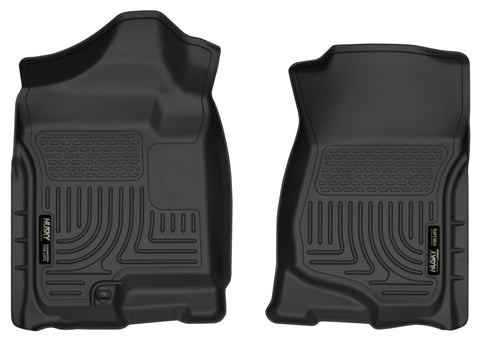 Husky Liners 07-14 Cadillac Escalade ESV/EXT Weatherbeater Black Front Floor Liners - 18201