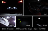 Diode Dynamics 10-16 Hyundai Genesis Coupe Interior Kit Stage 1 - Blue - DD0268