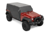 Bestop 07-18 Jeep Wrangler JK / 18-26 JL 4-Door All Weather Trail Cover (Black Hard Top) - 81045-01