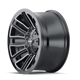Mayhem 8108 Decoy 20x9 / 6x135 BP / 18mm Offset / 106mm Hub Black w/ Milled Spokes Wheel - 8108-2937BM18