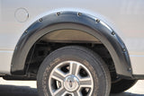 Lund 04-08 Ford F-150 (No Stepside) RX-Rivet Style Smooth Elite Series Fender Flares - Black (4 Pc.) - RX310S