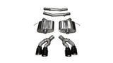 Corsa 2016-2019 Cadillac CTS V 6.2L V8 2.75in Black Xtreme Axle-Back Exhaust - 14358BLK