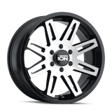 ION Type 142 20x9 / 5x139.7 BP / 0mm Offset / 87.1mm Hub Black/Machined Wheel - 142-2985B