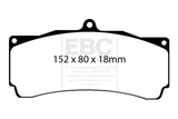 EBC Racing AP Racing CP5060-2 Calipers RP-X Brake Pads - DP8006RPX