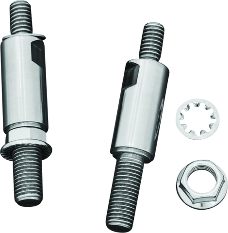 Kuryakyn Raised Mirror Adaptors Metric Models (Excluding Yamaha) Chrome - 1713