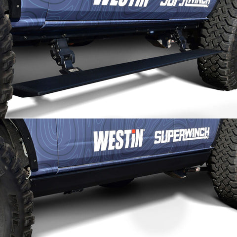 Westin 21-26 Ford Bronco 4dr (Excl. Bronco Sport) Pro-e Running Boards - Tex. Blk - 29-24195