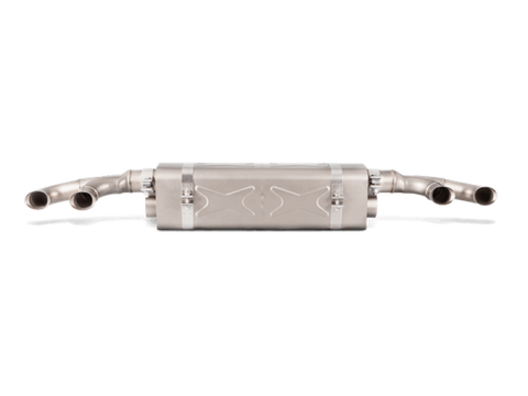Akrapovic 16-17 Porsche 911 Turbo/Turbo S (991.2) Slip-On Line (Titanium) (Req. Tips/Diffuser) - S-PO/TI/6H